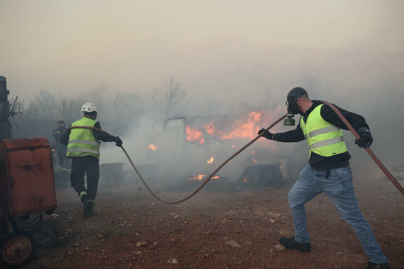 Λακωνία: Πυρκαγιά στην Παντάνασσα μεταξύ Νεάπολης και Μονεμβασίας