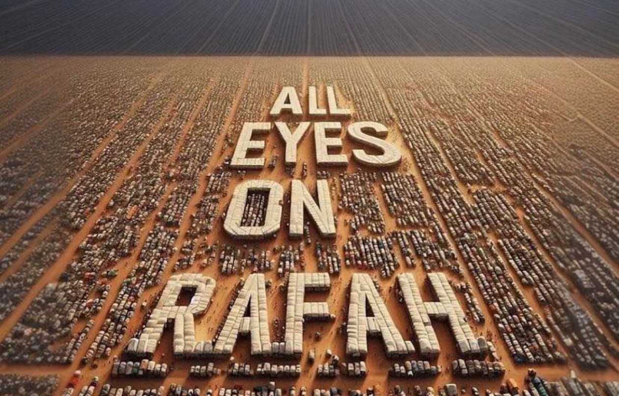 «Όλα τα μάτια στη Ράφα» – Τα social media κατακλύζει μια εικόνα