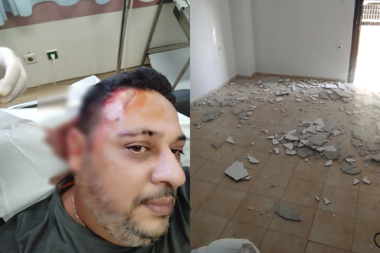 Νοσοκομείο Χανίων: Σοβάδες έπεσαν στο κεφάλι νοσηλευτή