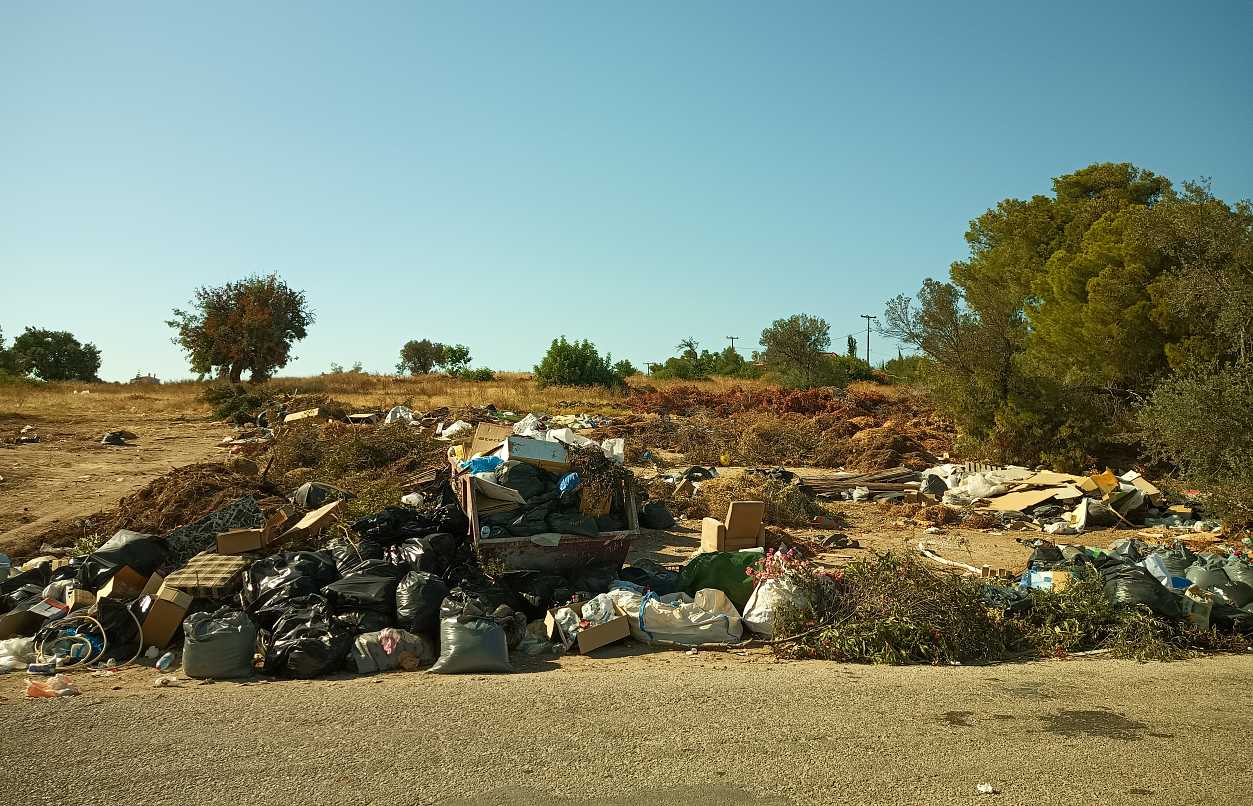 Πόρτο Χέλι: Αποκαλυπτικές εικόνες με σκουπίδια λίγες μέρες μετά την καταστροφική πυρκαγιά
