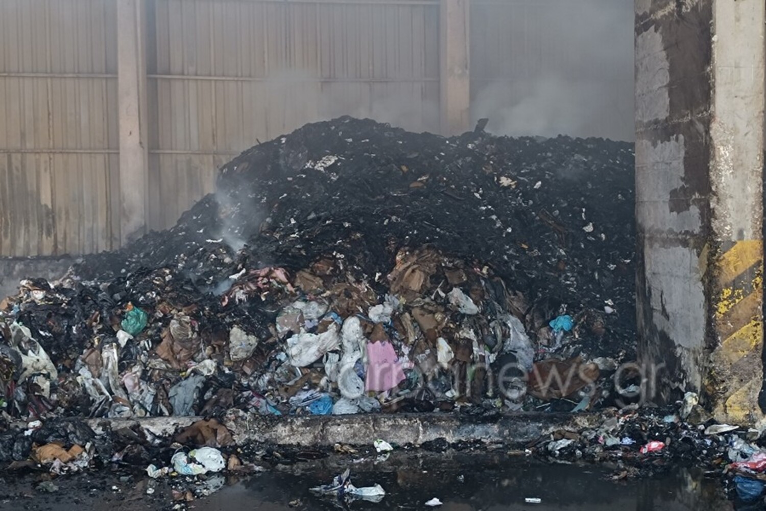 Χανιά: Μεγάλες καταστροφές σε εργοστάσιο ανακύκλωσης μετά από πυρκαγιά